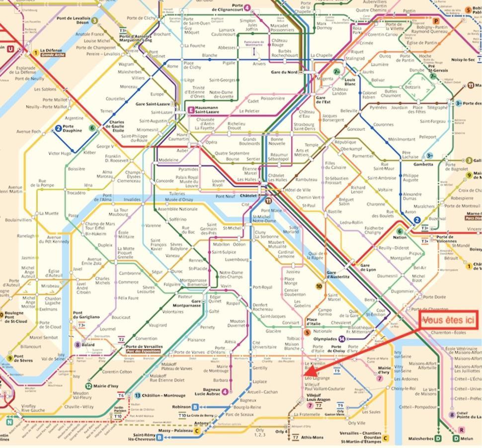 Villejuif - Metro Leo Lagrange - 2 Pieces Avec Balcon 外观 照片